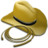 Hat and Whip Icon